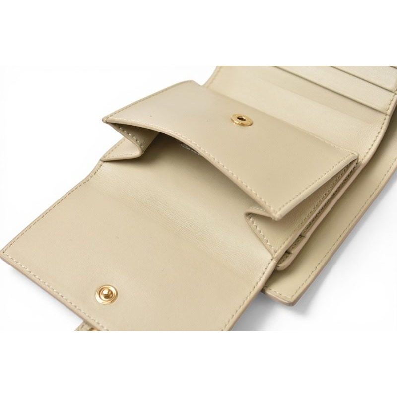 Celine Wallet Bifold Mini Strap Bicolor Terracotta Light Pink — view 11