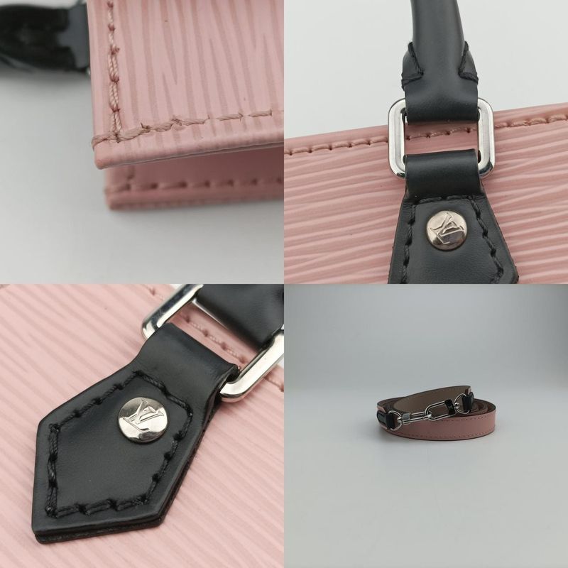 Louis Vuitton Petite Sac Plat Rose Ballerine Pink Epi Handbag Shoulder Bag Tote