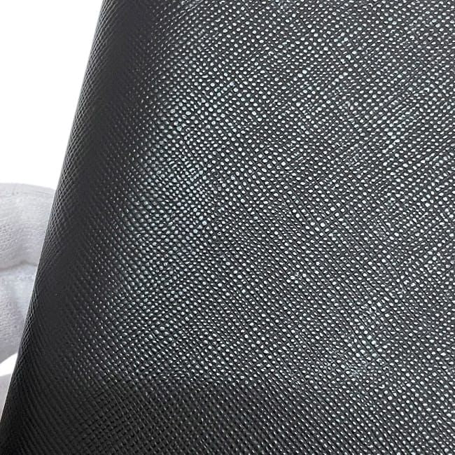 Prada Round Zipper Long Wallet Black NERO 2ml220 Excellent Condition