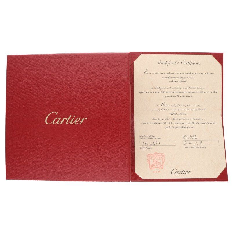 Cartier LOVE Bracelet Love Bracelet 18kpg Love Bracelet Men's 16