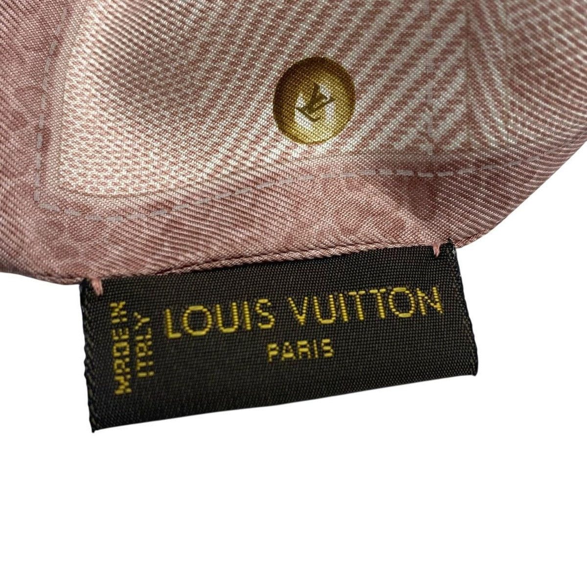 Louis Vuitton Bandeau New Denim Pink Silk Twilly — view 4
