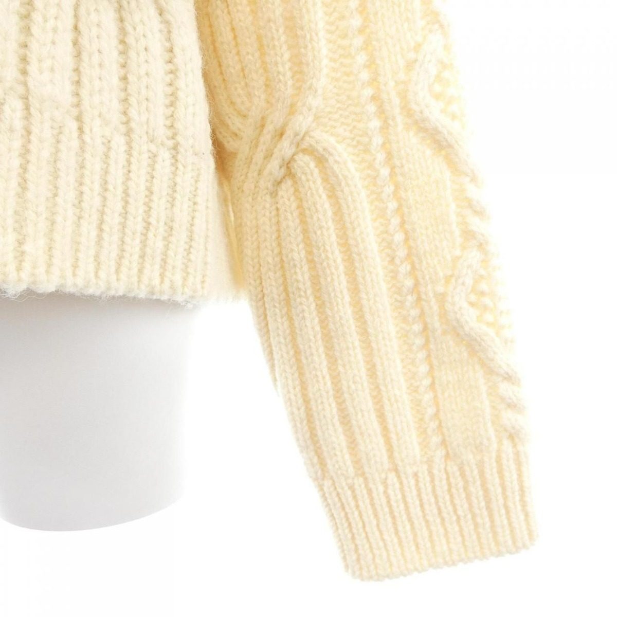 Celine Triomphe Knit Top Beige — view 6