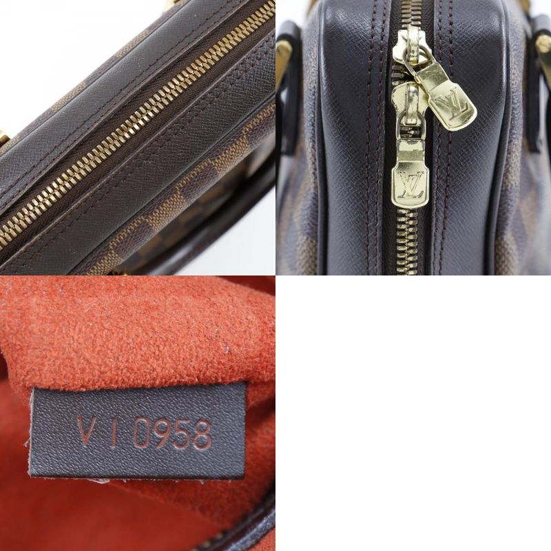 Louis Vuitton Triana N51155 Damier Canvas Brown Vi0958 Ladies Handbag