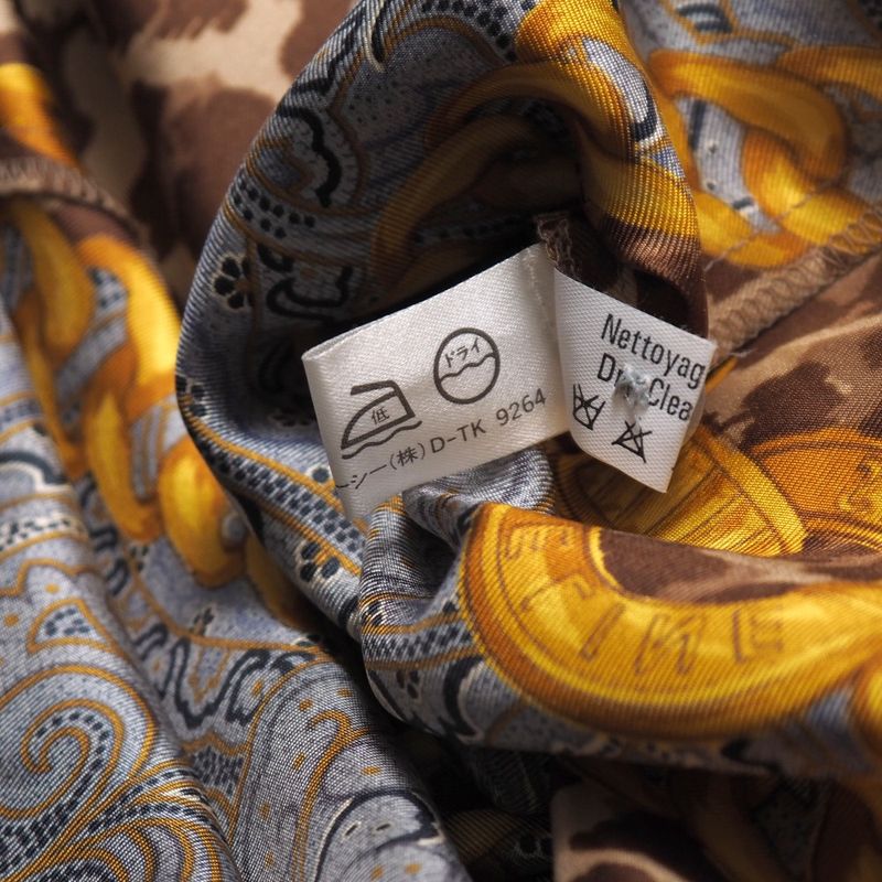 OLD Celine Old Celine Vintage Blouse Size 38 All Silk Scarf Pattern Paisley