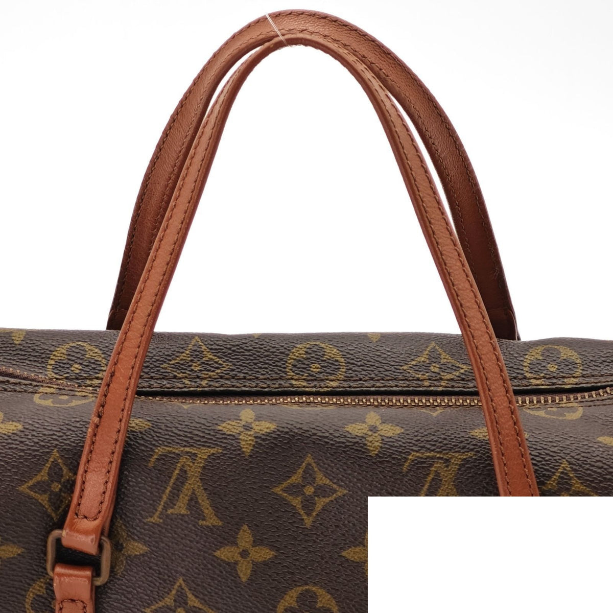 Louis Vuitton Papillon Bag Handbag Tube Wide Brown — view 8