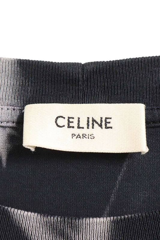Celine 2x820643o Loose Fit Logo Tie Dye T-shirt Men's XS