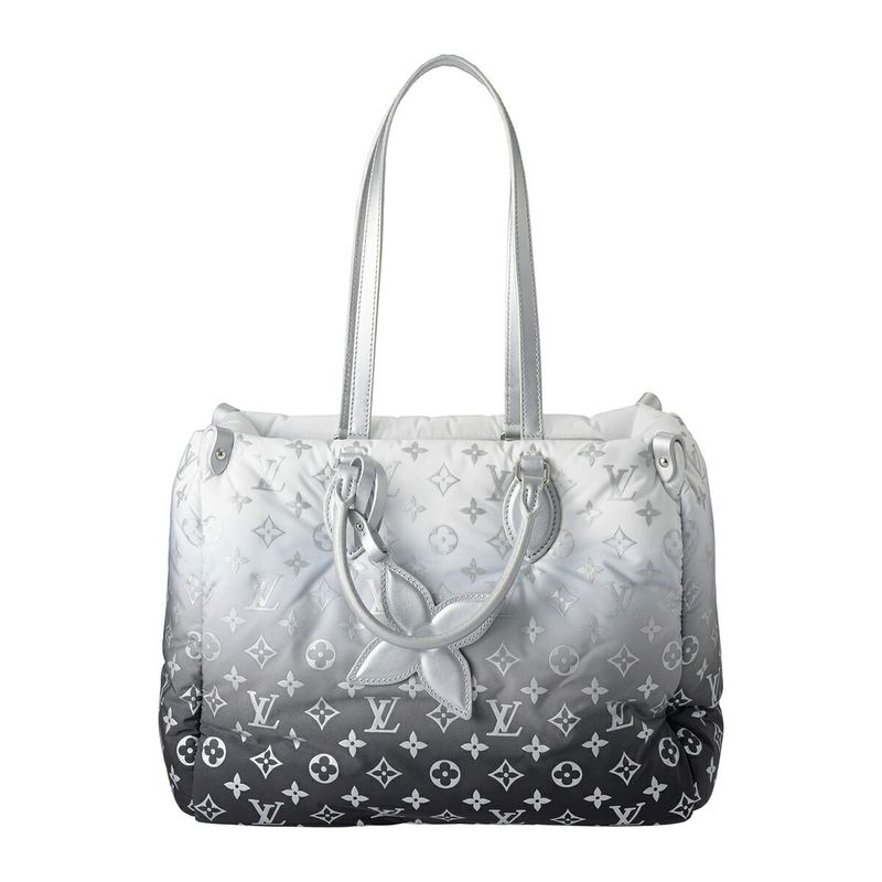 Louis Vuitton Tote Bag On The Go MM Frost/silver