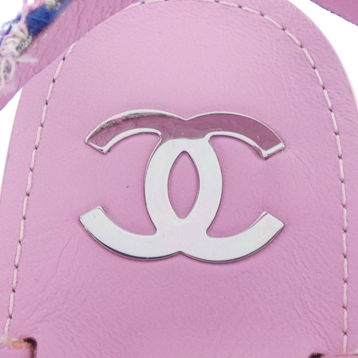 Chanel Sandals Cotton Tweed — view 6