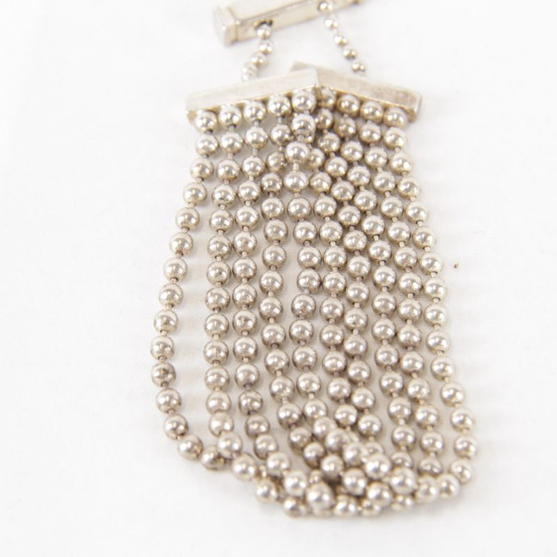 Gucci Ball Chain 5strands Bracelet Silver 925 Ladies Accessory Silver