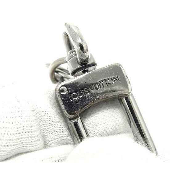 Louis Vuitton Key Holder Monogram Eclipse Porte Cles Dragonne Black Gray — view 4