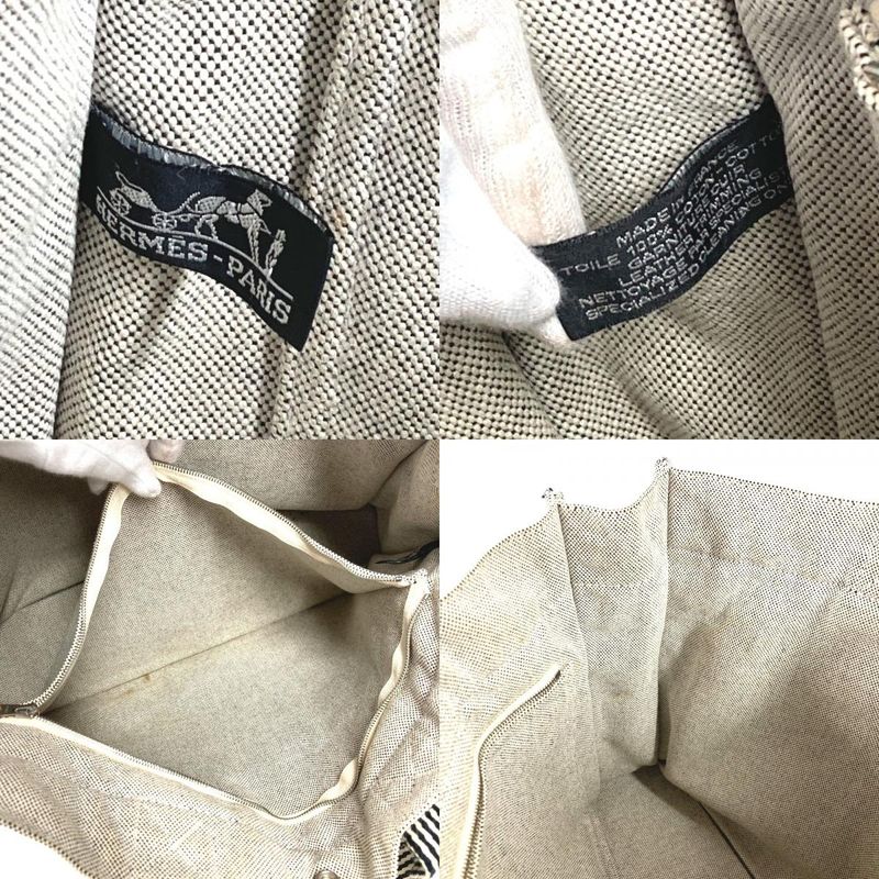 Hermes Handbag New Fourre Tout Tote MM Cotton Grayish