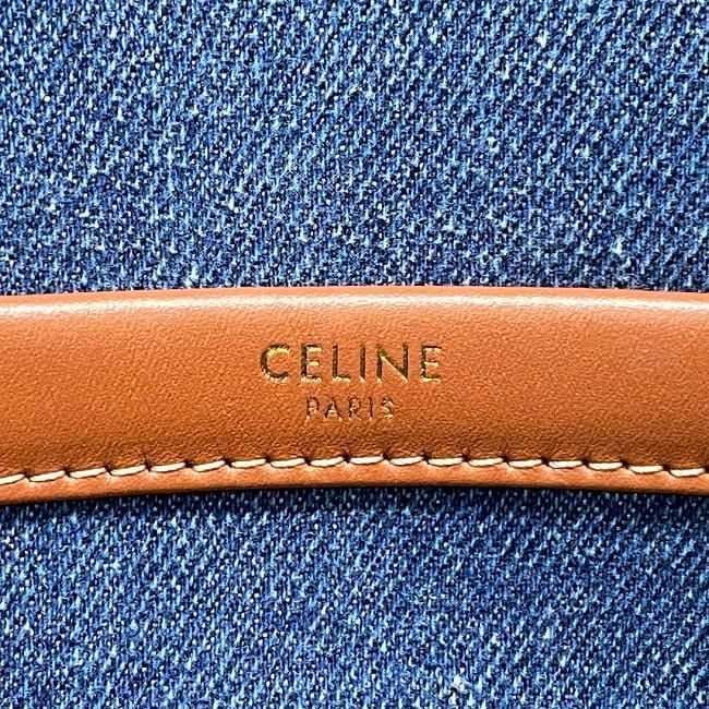 Celine Tote Large Cabas Blue