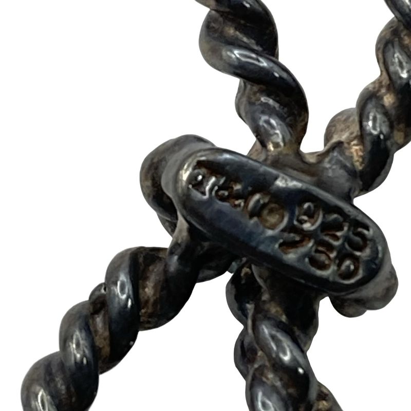 Tiffany & Co Brooch Ribbon 18K Yellow Gold X Silver