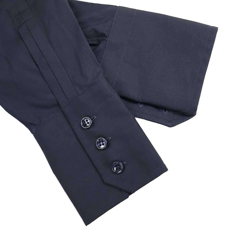 Saint Laurent Paris 20ss Frilled Blouse Shirt 614790 Y217w Navy F38