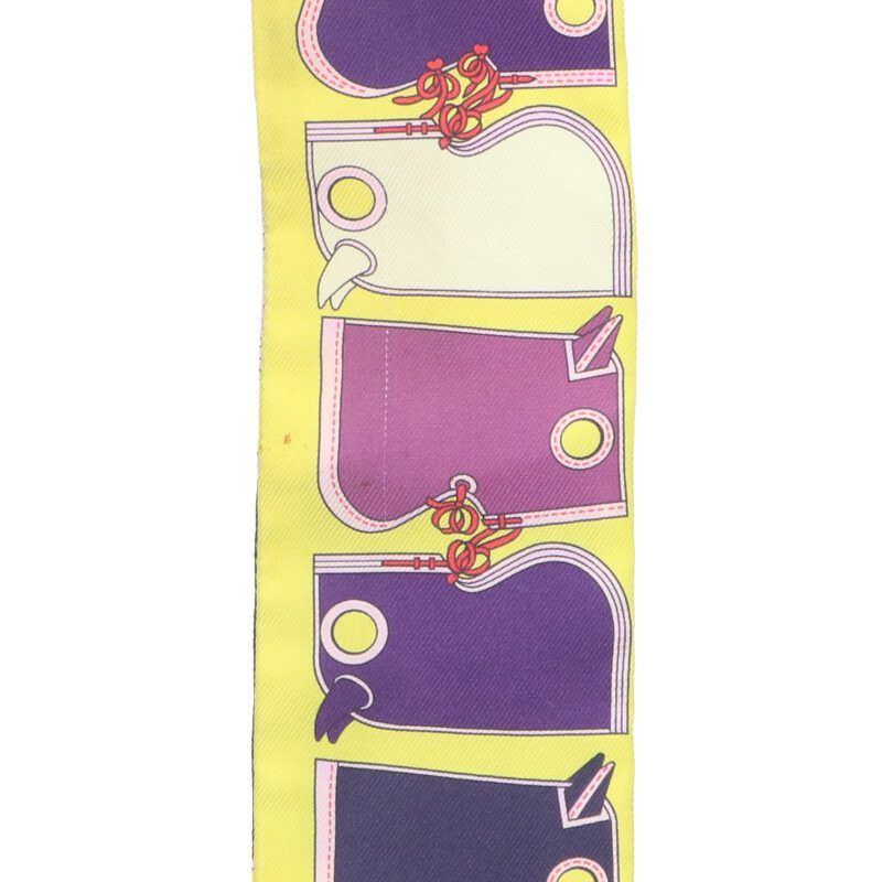 Hermes Allover Silk Twillie Scarf Men's