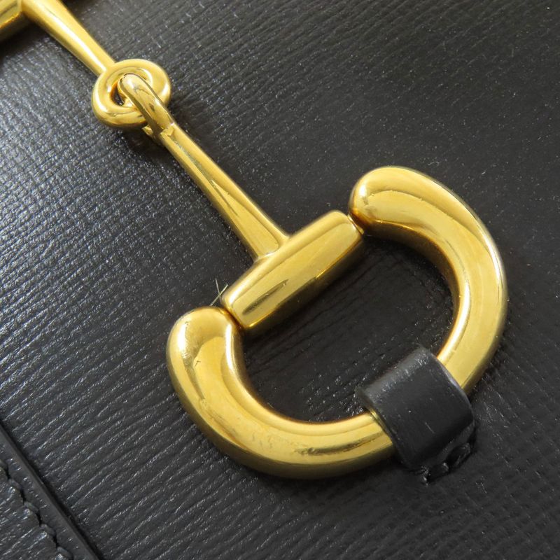 Gucci 602118 Horsebit Bucket Bag Tote Leather Women