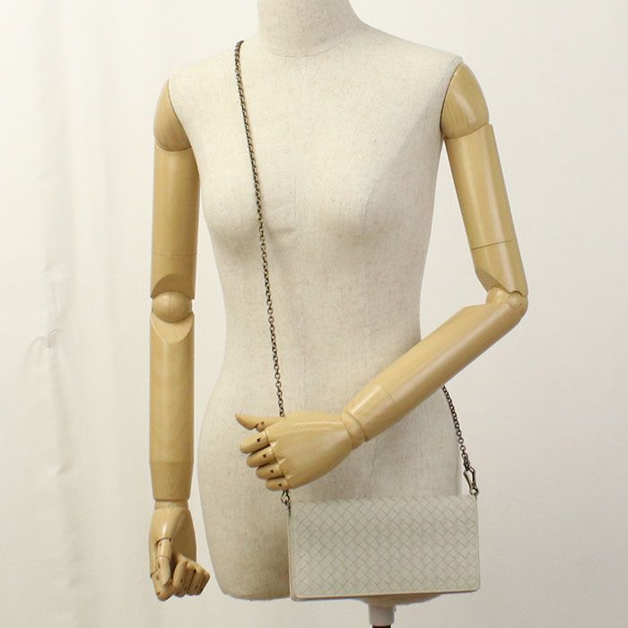 Bottega Veneta Chain Wallet Intrecciato 586906 Chain Wallet Leather Women