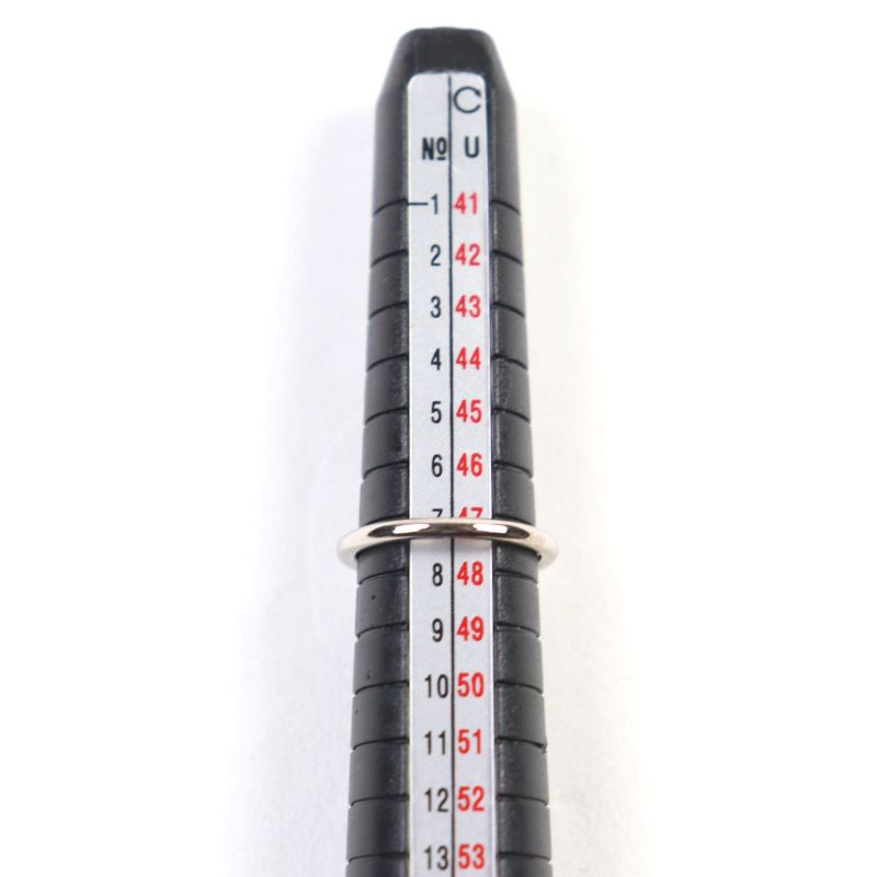 Tiffany & Co T-wire Ring 18K White Gold Accessory Ring Silver Size 7 Equivalent