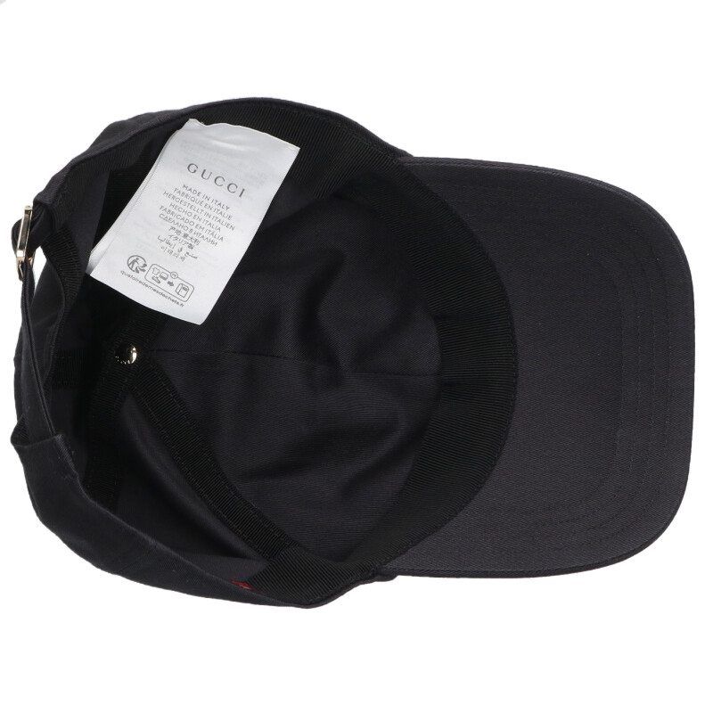 Gucci 792782 4hbbb Embroidery Logo Embroidered Cap Men's XL 60cm (23.62in)