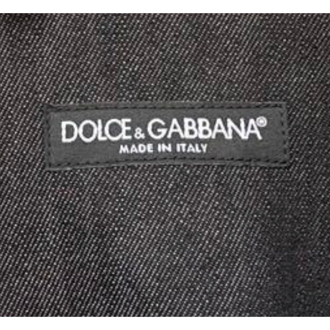 Dolce & Gabbana Top Chemise Button Up Dress Shirt Jacket Denim Men's
