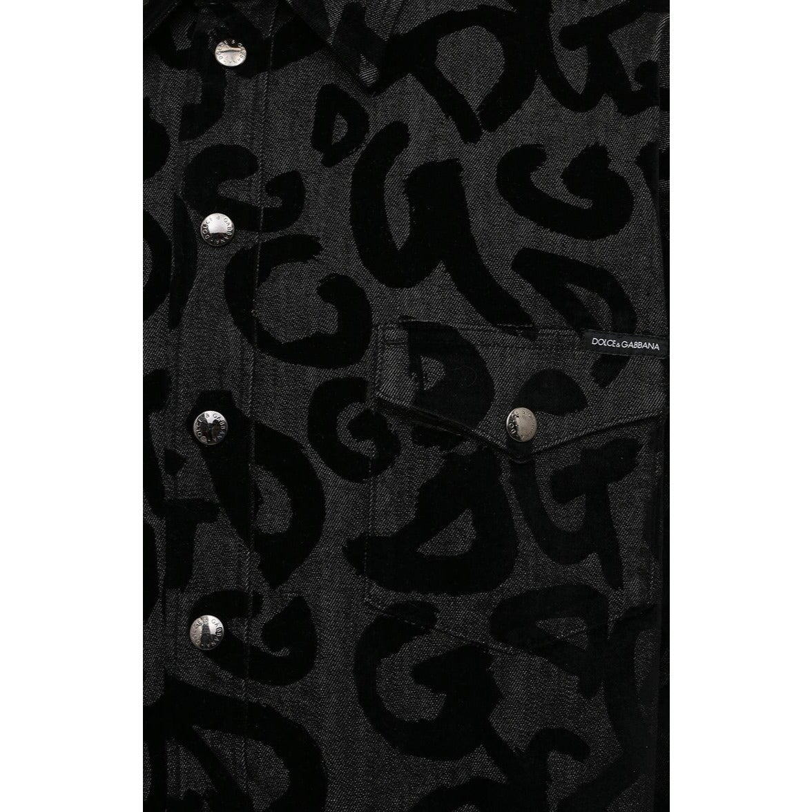 Dolce & Gabbana Top Chemise Button Up Dress Shirt Jacket Denim Men's