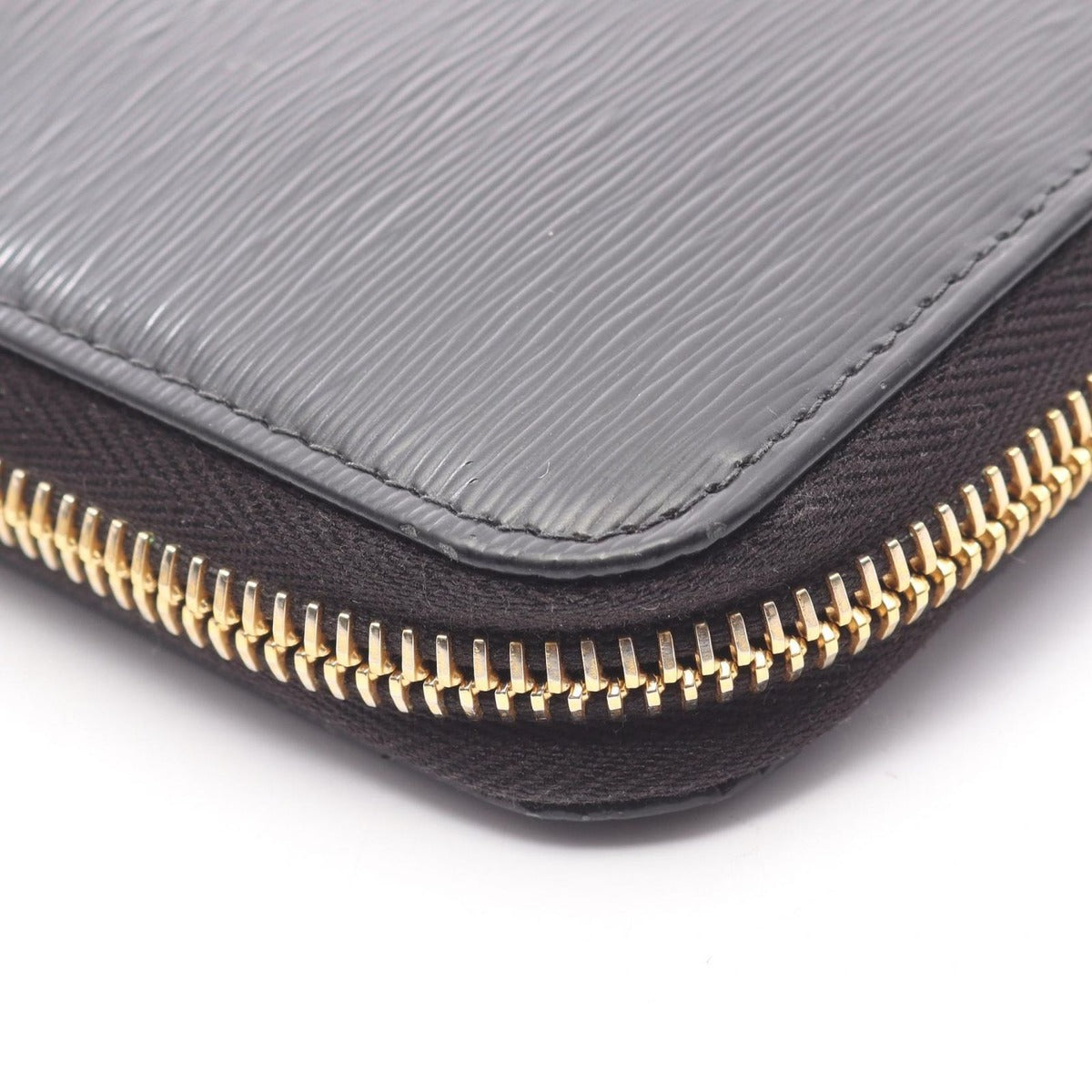 Prada Round Long Wallet Vittello Move TR Black Leather Triangle Logo — view 14