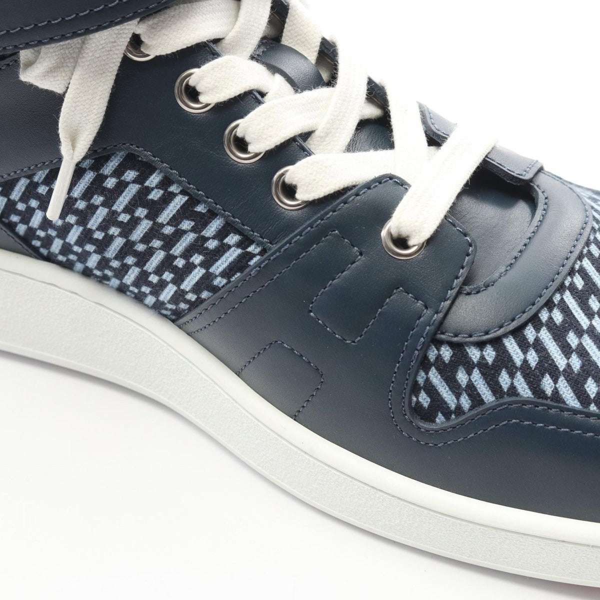 Hermes Sneakers Leather Canvas — view 10