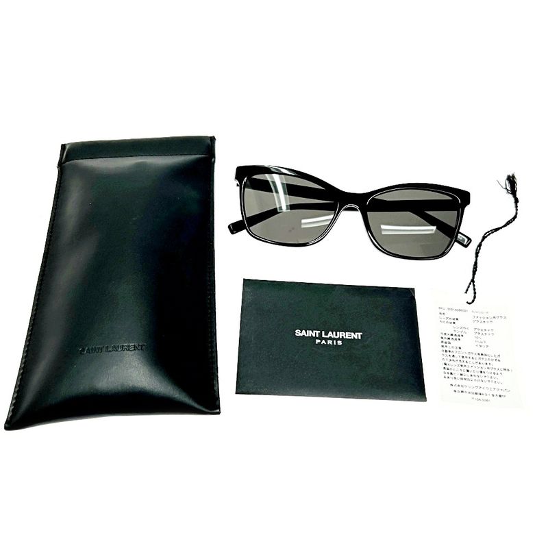Saint Laurent Sl 502 001 5616-145 M Sunglass Es Black 306269 Sunglass Es with