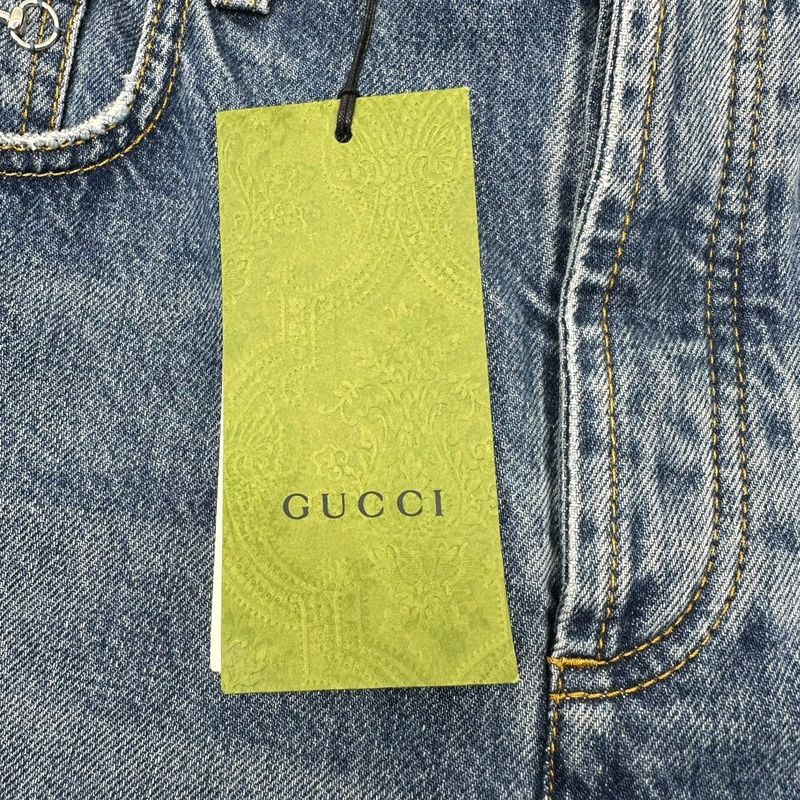 Gucci 24ss Horsebit Denim Pants 760028 25(actual Size 78cm (30.71in) W30
