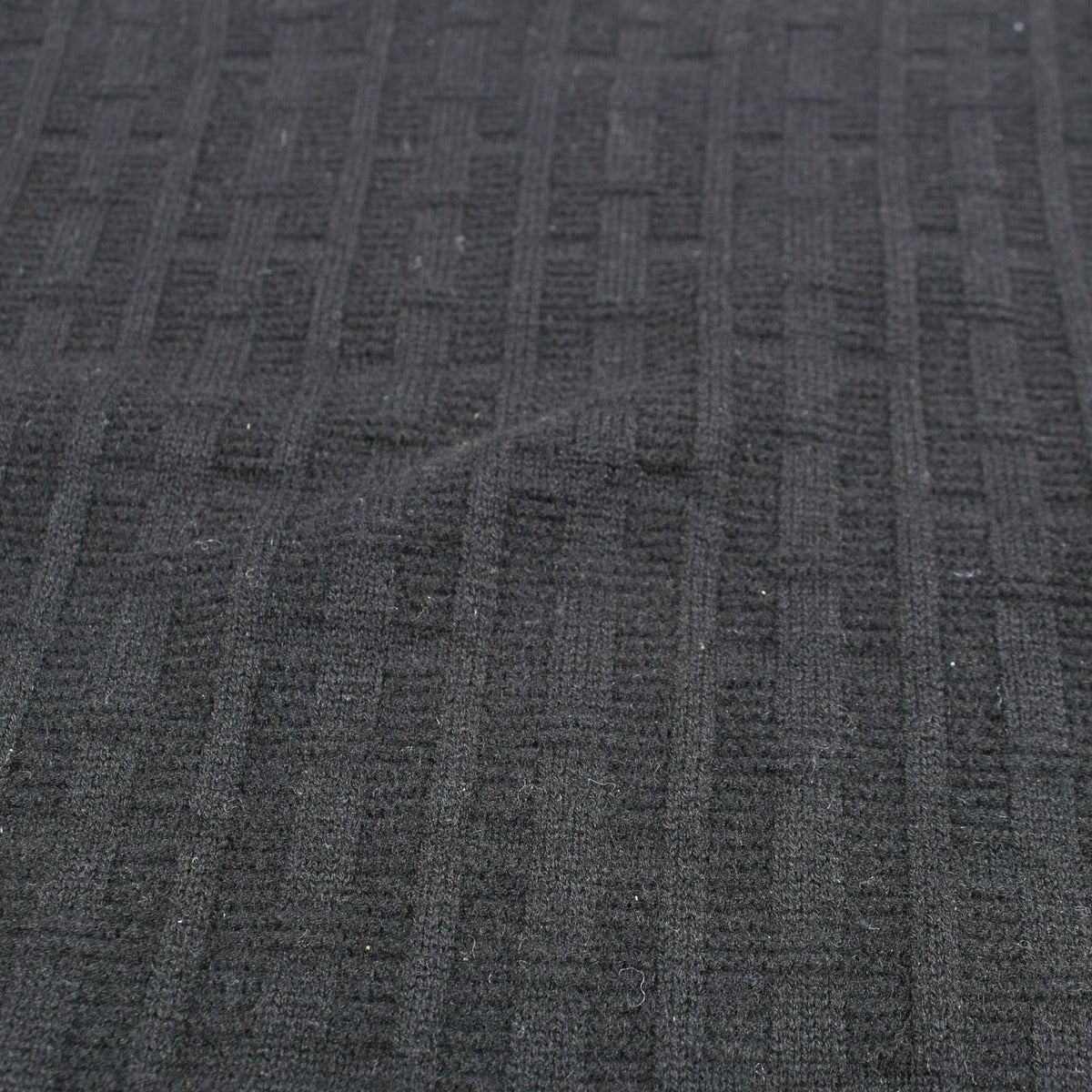 Hermes Dress Pattern Wool Black — view 15