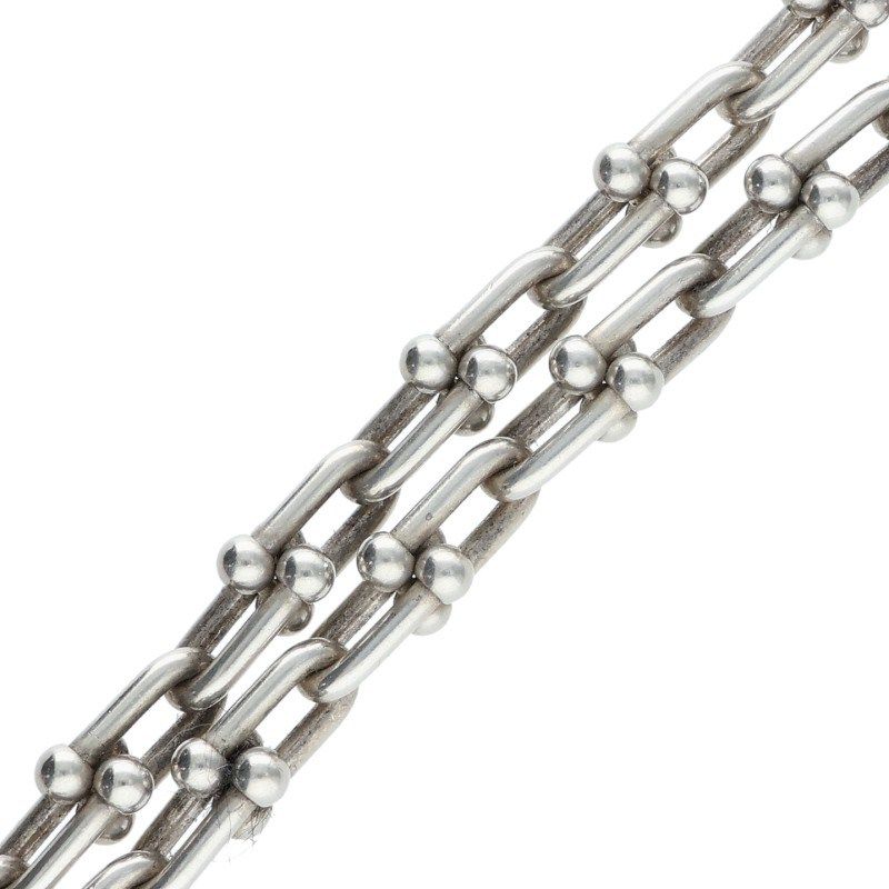 Tiffany & Co Hardwear Hardware Link Silver Necklace Men's 18inch
