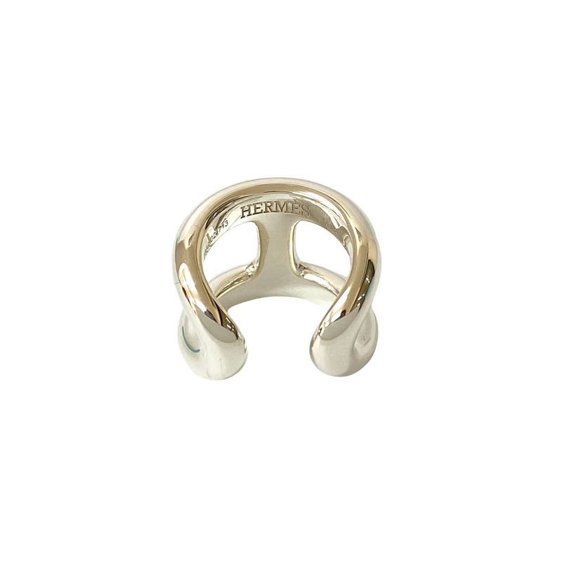 Hermes Osmose GM Silver 925 Ring No 7 Accessories Small