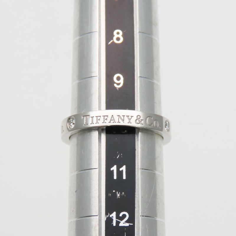Tiffany & Co Ring / Ring Flat Band Pt950 Diamond Approx 4.9g Platinum Jewelry