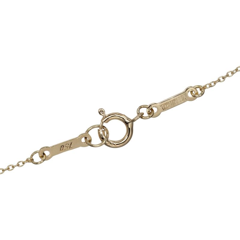 Tiffany & Co Open Teardrop 18K Yellow Gold Ladies 2g Necklace