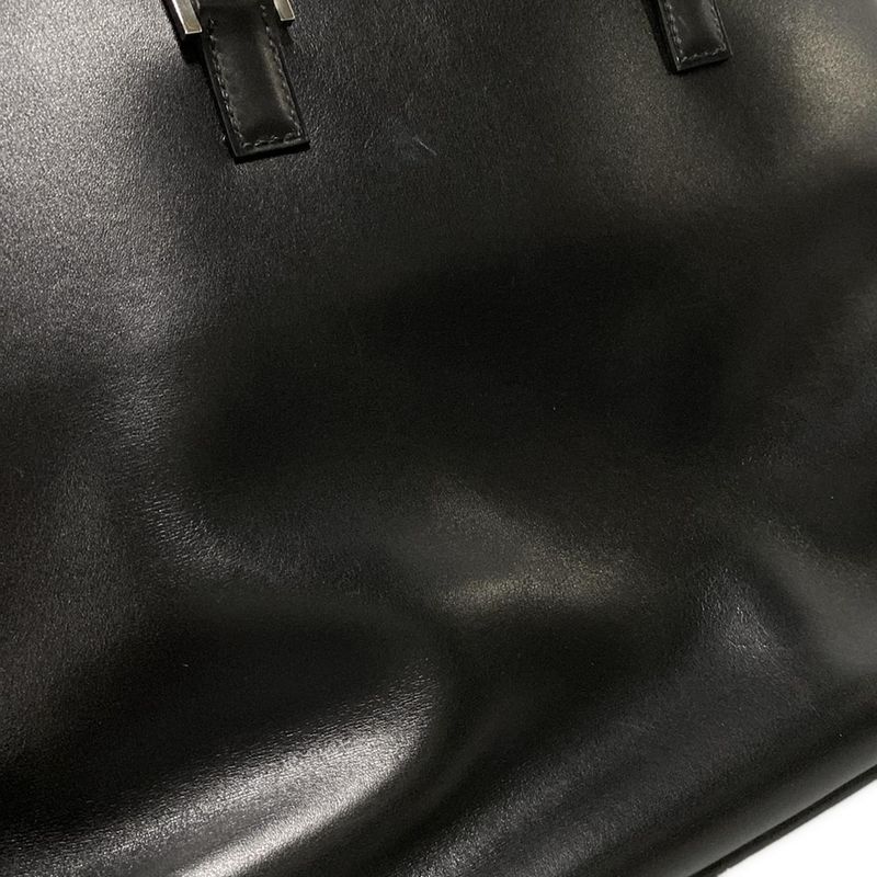 Hermes Handbag Escapada Black Silver Hardware