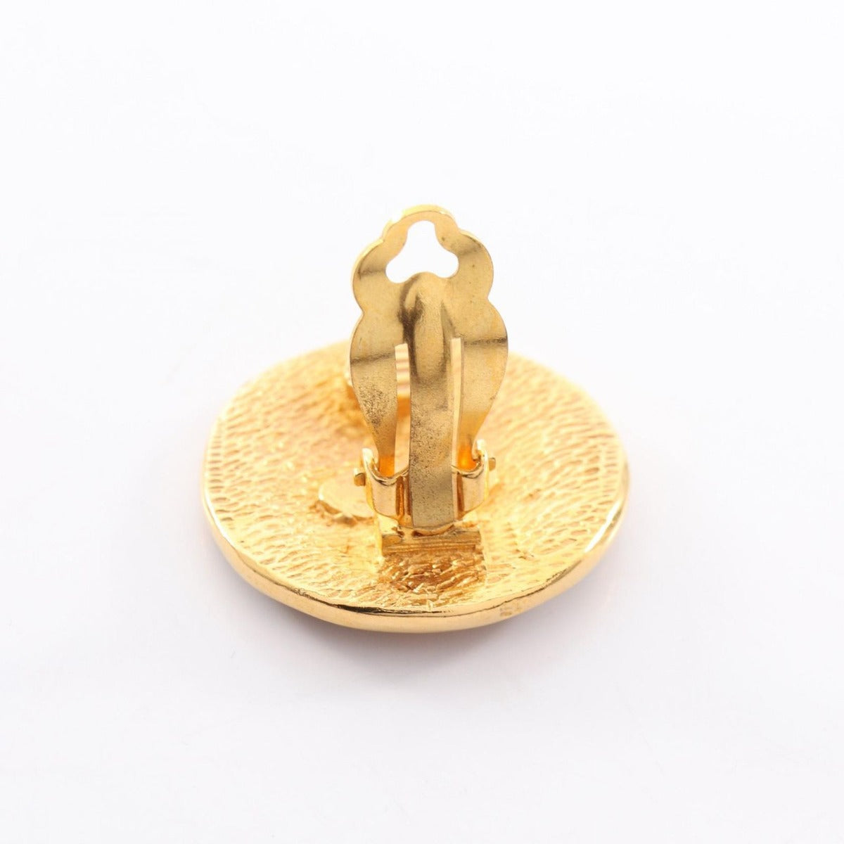 Chanel Earrings Circle Logo — view 6
