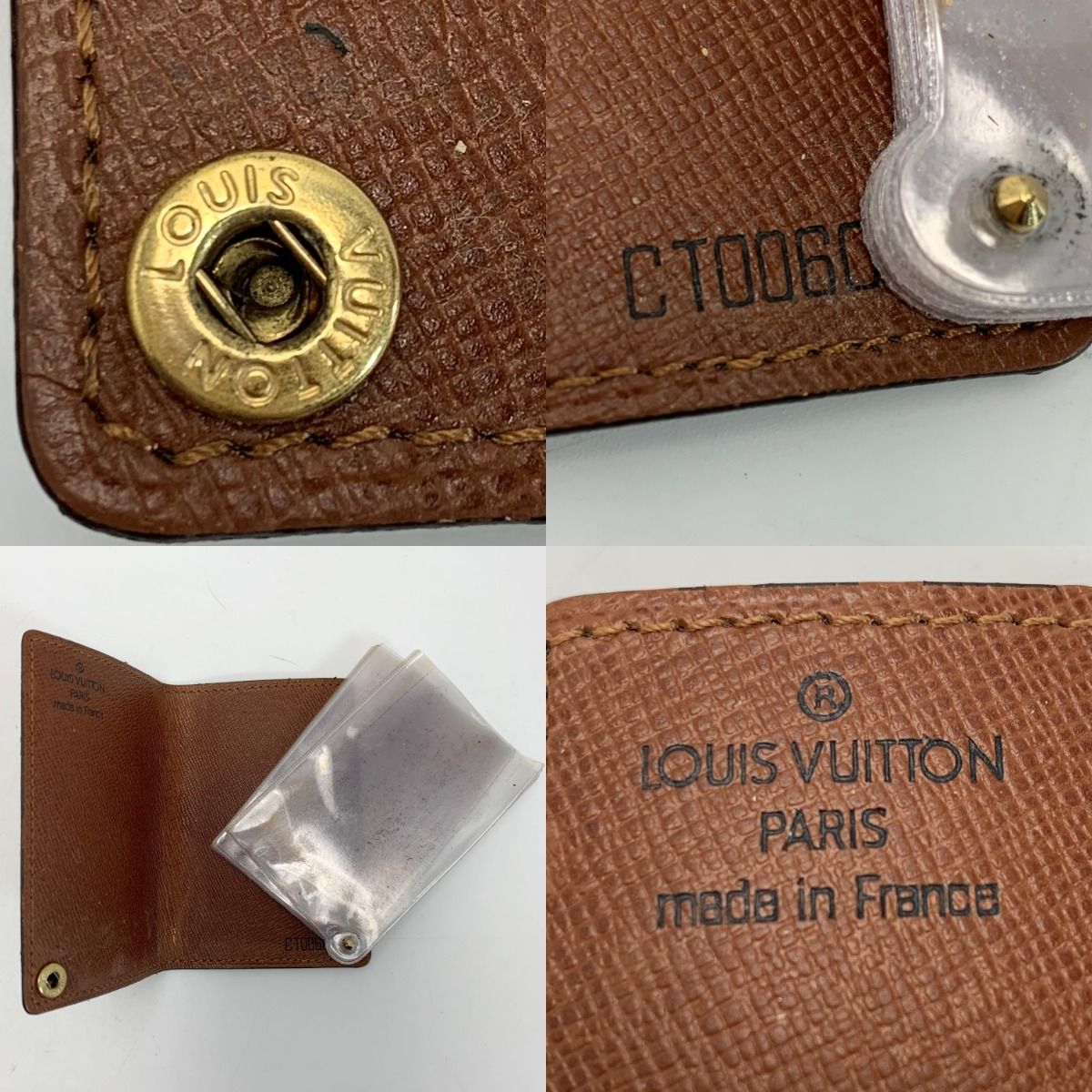 Louis Vuitton Monogram Porto Cult Credit Press Ion M60937 Card Case