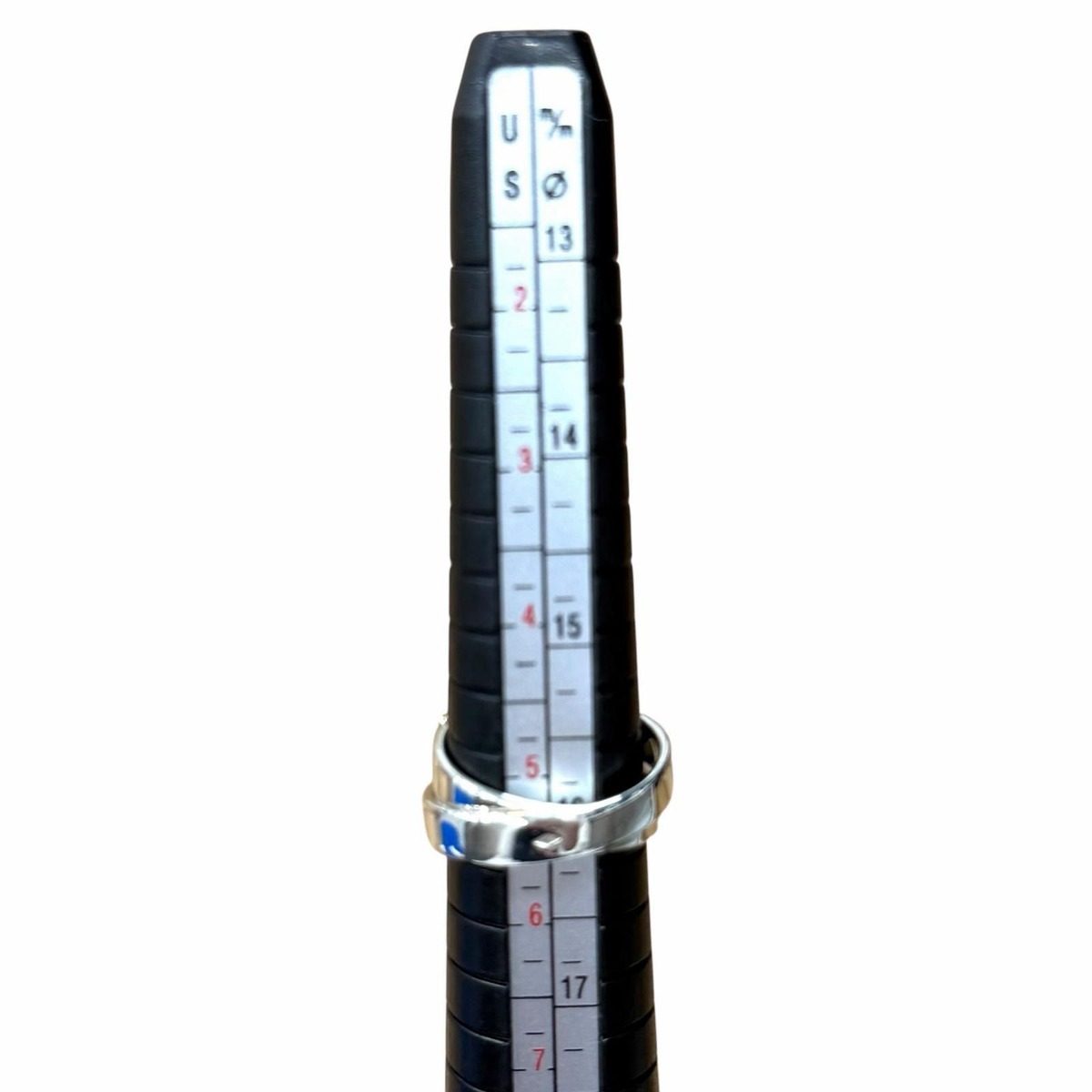 Hermes Vintage 925 750 Double True Ring Combination Silver Gold 50 Weight — view 9