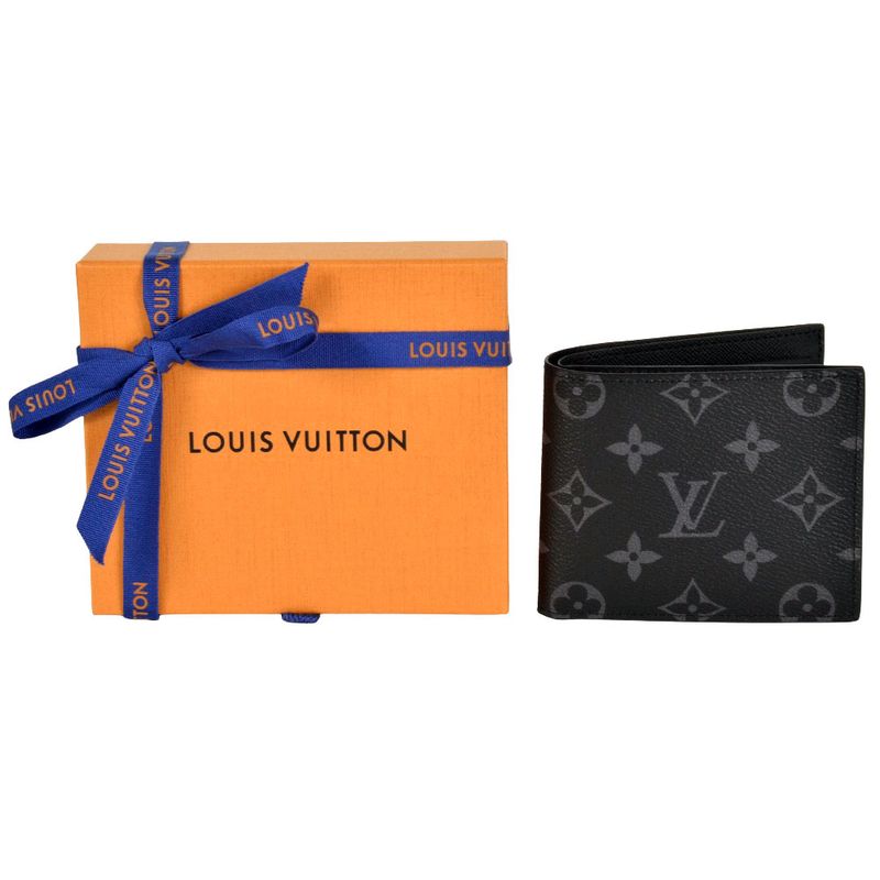 Louis Vuitton Portefeuille Marco NM Bifold Wallet M62545 Monogram Eclipse With