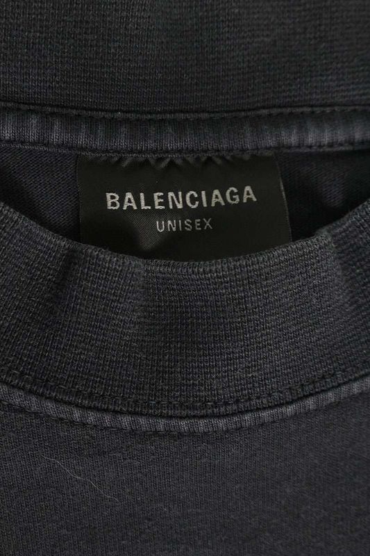 Balenciaga 764235 Tpvu4 Back Print T-shirt Men's XXS