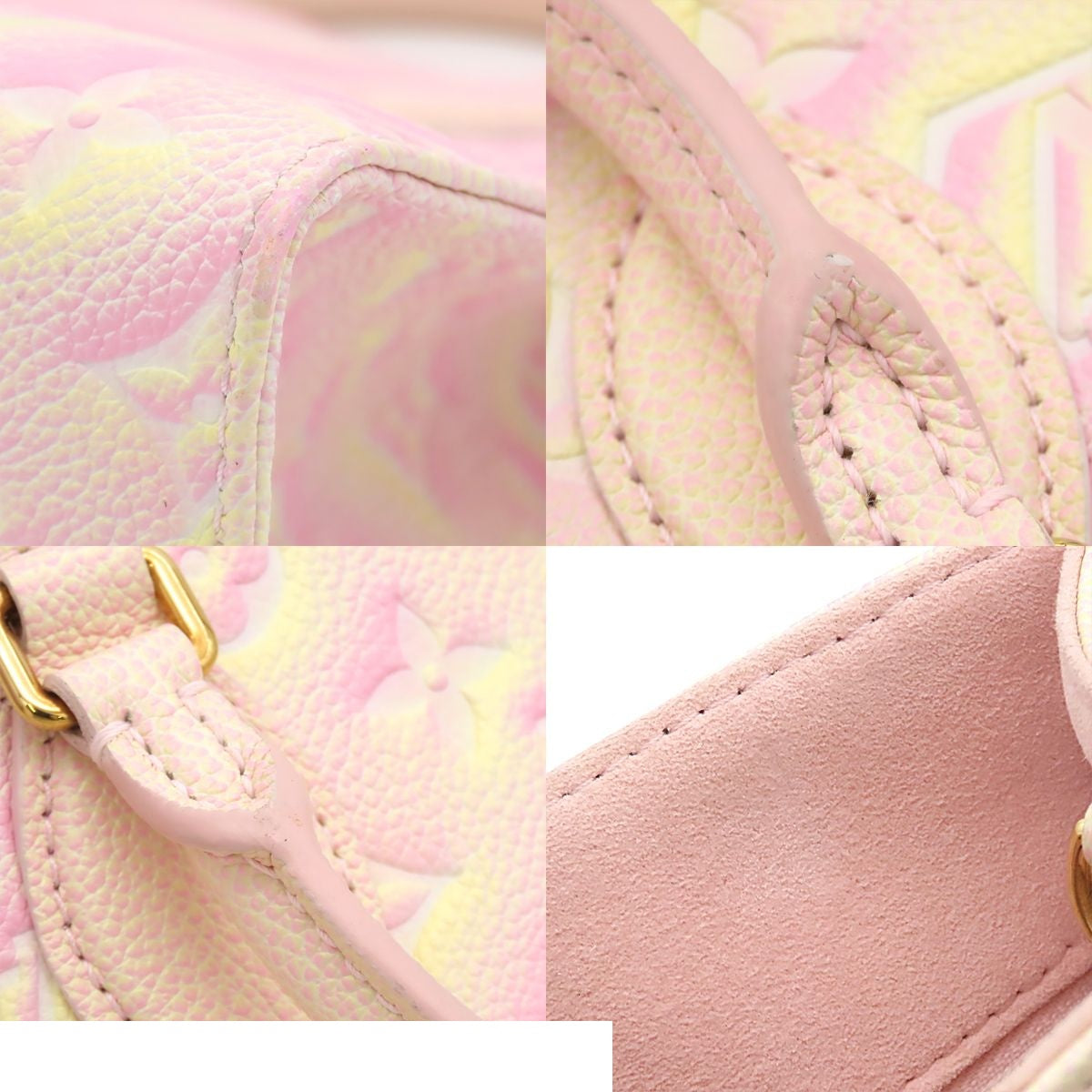 Louis Vuitton On The Go PM Light Pink Monogram Empreinte Summer Star 2-Way — view 8