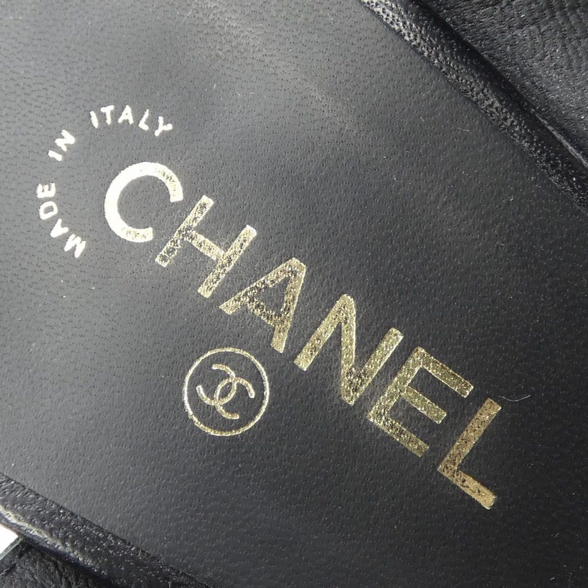 Chanel Turnlock Sandals Black — view 6