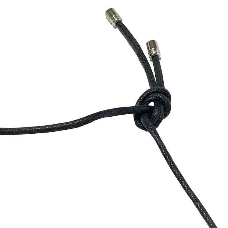 Bvlgari Necklace Save The Children Silver And Black Flower