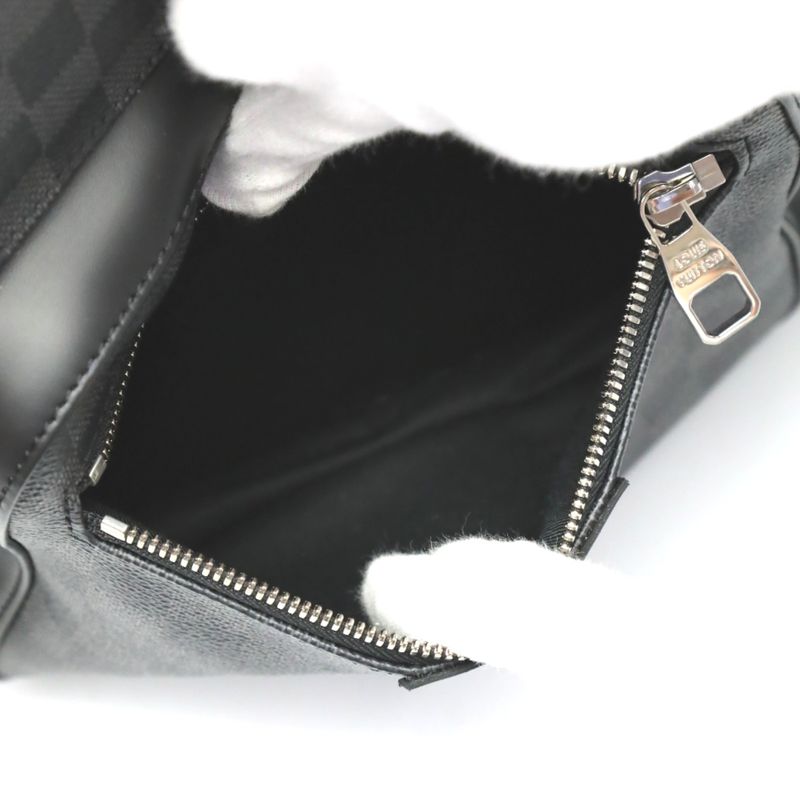 Louis Vuitton N41473 Damier Graphite Josh Backpack Daypack Louis Vuitton