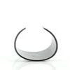 CHANEL CC Cuff Logo 05V Vintage Bracelet Bangle Black White Wide