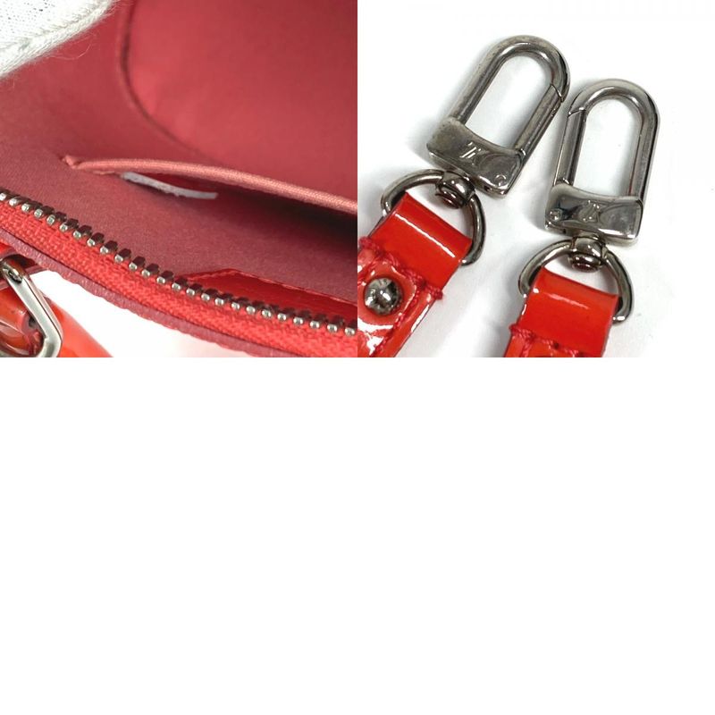 Louis Vuitton Handbag Alma BB M90968 Monogram Vernis Poppy Petal Pink