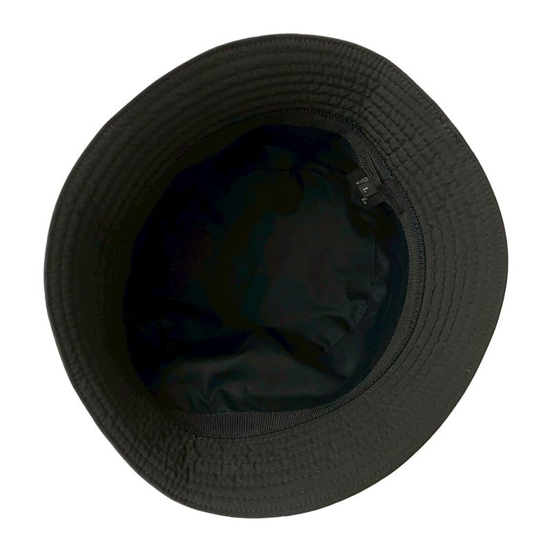 Prada Sports Logo Cotton Bucket Hat Accessory L Men's Black 84155