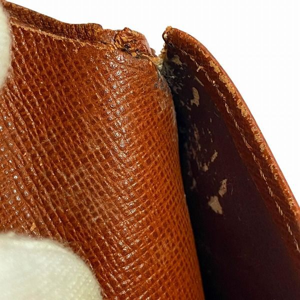 Louis Vuitton Monogram Porte Monevier Viennois M61663 Clasping Bifold Wallet