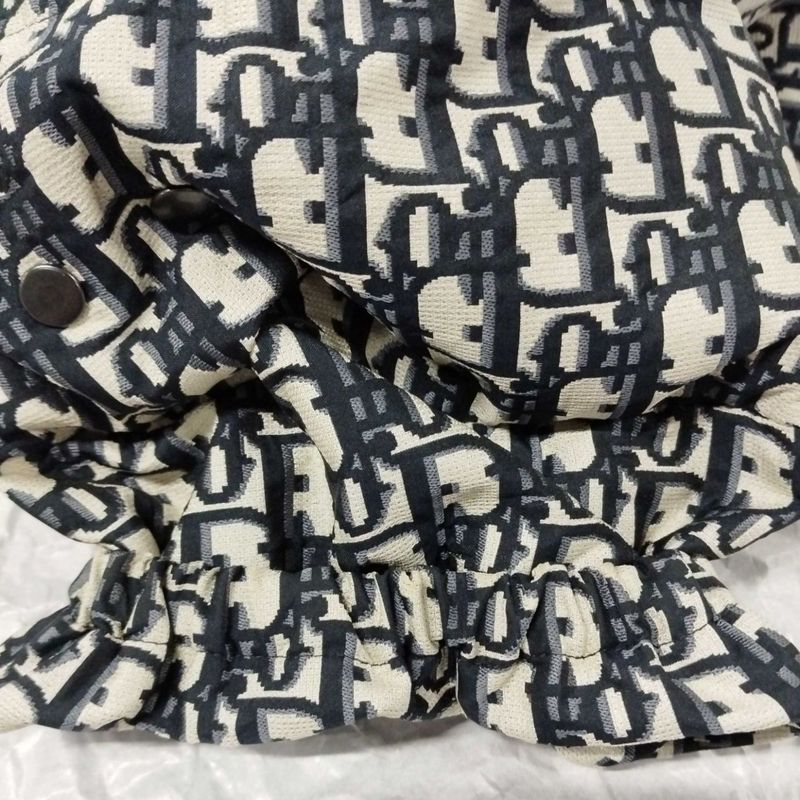 Christian DIOR | Oblique Technical Taffeta Jacquard Anorak Jacket BEE Embroidery