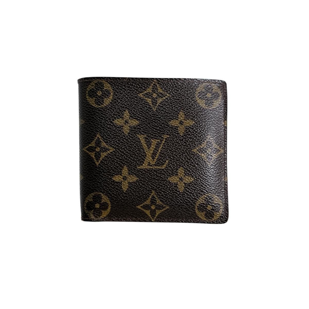 Louis Vuitton Monogram Bifold Wallet Cult Credit Monet Brown